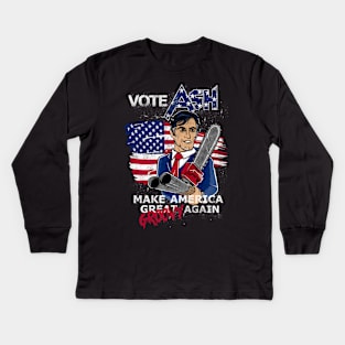 Make America Groovy Again Kids Long Sleeve T-Shirt